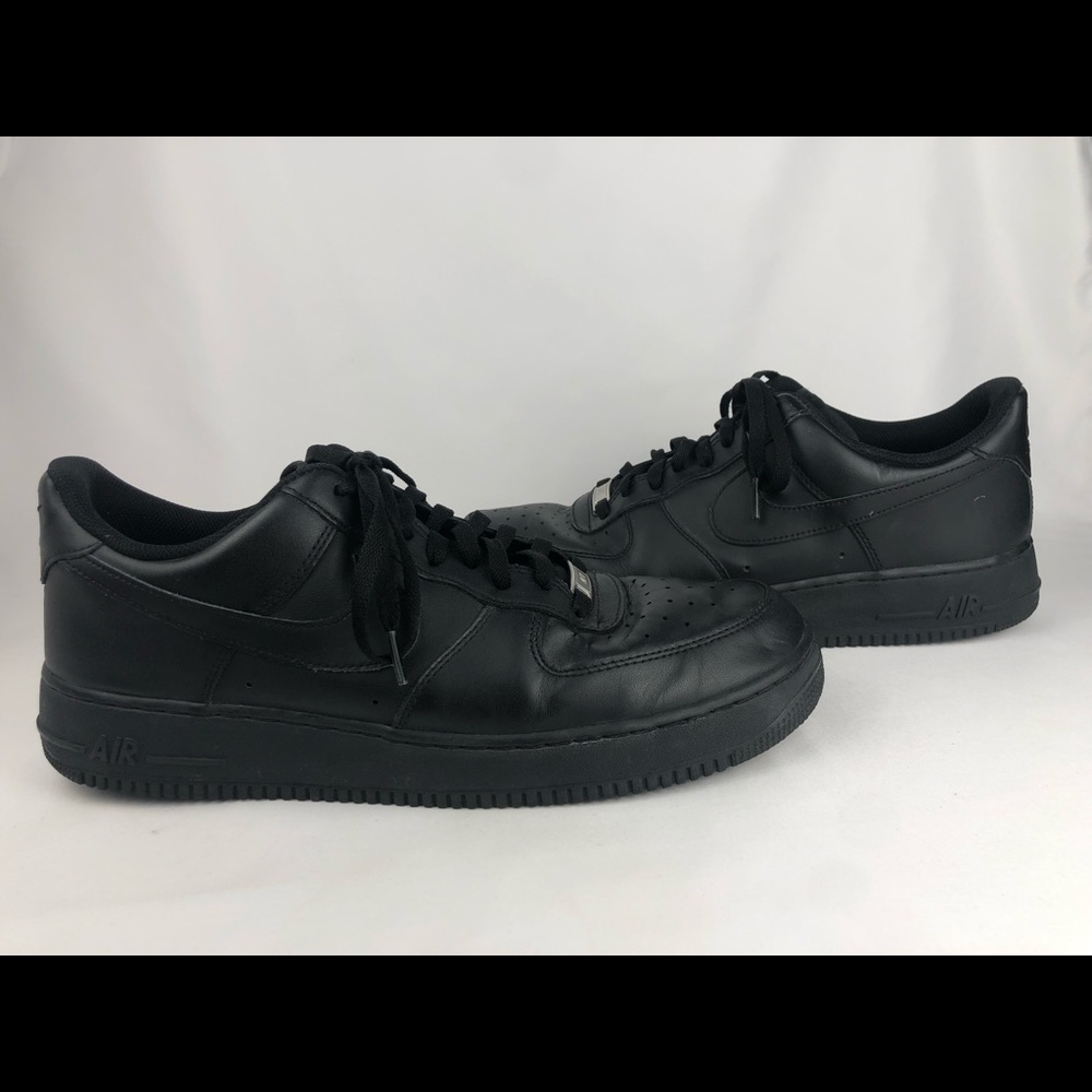 all black nike air force 1s !